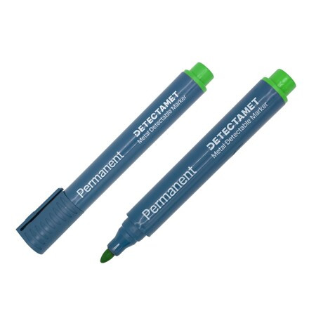 Metal Detectable Permanent Marker, Green Color Family, 10 PK