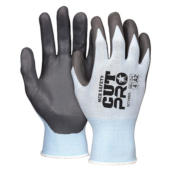 Coated Gloves, Cut Level A2 ,Dipped ,Nitrile ,Sandy ,XS 12 PK