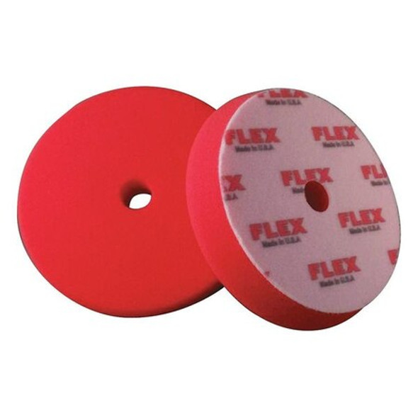 Flex North America Polishing Pad,5-1/2" Size,Foam,Red 750128