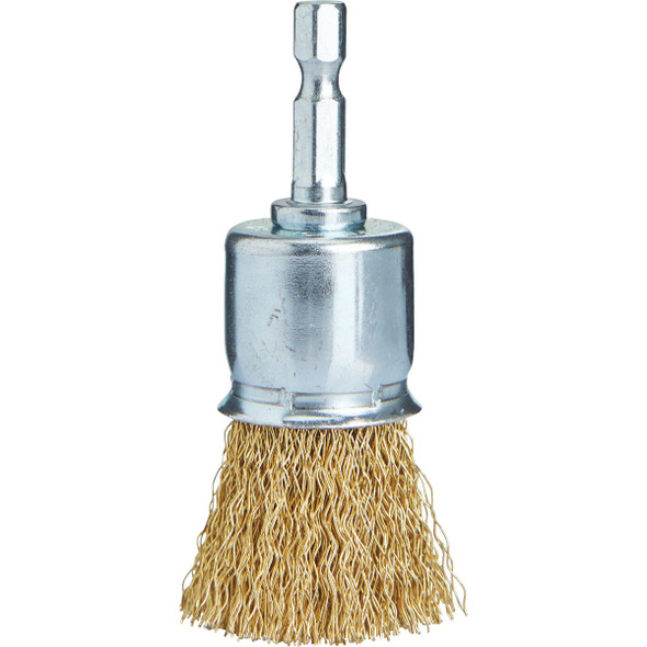 Do it Best 1 In. Brass Coarse Drill Mounted Wire Brush