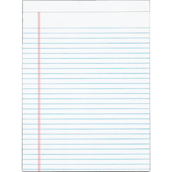 Staples 8-1/2 In. W. x 11 In. H. 50-Sheet White Top Bound Legal Pad (12-Pack)