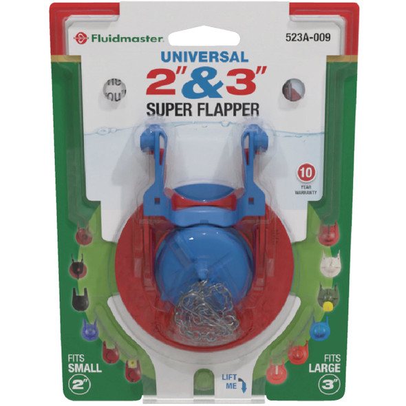 Fluidmaster Super Flapper Adjustable Rubber Universal Flapper