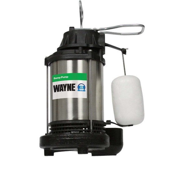 Wayne 1/3 HP Stainless Steel Sump Pump CDU790SS