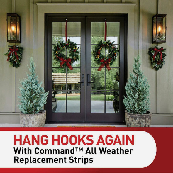 Command Outdoor Medium & Large Foam Replacement Strips, 8 Strips 17615AWB-8ESF 255347