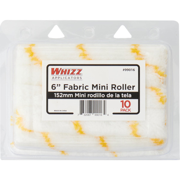 Whizz Gold Stripe 6 In. x 1-2 In. Fabric Roller Cover (10-Pack) 99016 775581