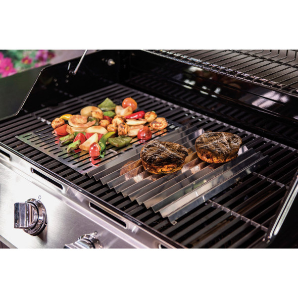 Char-Broil 10 In. x 14 In. Stainless Steel Grill Topper