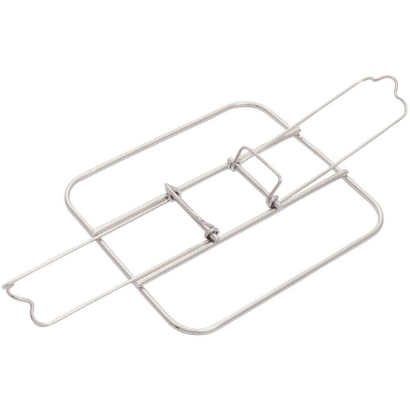 Char-Broil Grill+ 9 In. Folding Beer Can Chicken Roasting Rack 7884572R08