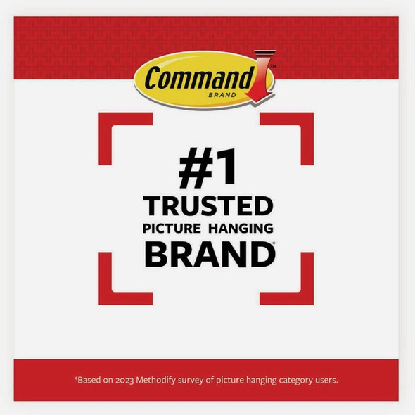 Command 20 Lb. White Picture Hanging Strips, 8 Pairs 17217-8ES 217376