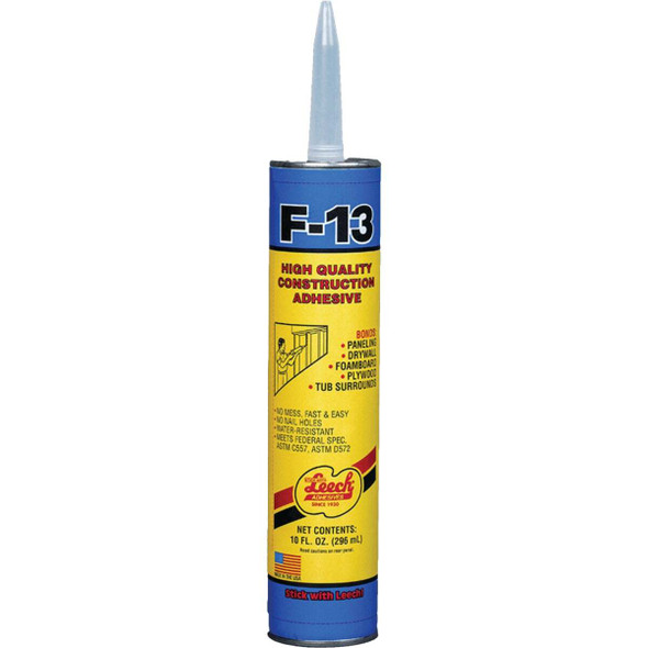 Leech F-13 10 Oz. High Quality Construction Adhesive F13-36 Pack of 12