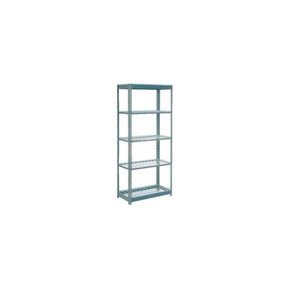 Global Industrial 5 Shelf Standard Duty Boltless Shelving Starter 36""Wx24""Dx60