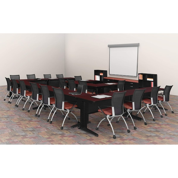 Fusion Fusion Training Tables, 60 W, 24 L, 29 H, Wood, Metal Top MFTT6024MH