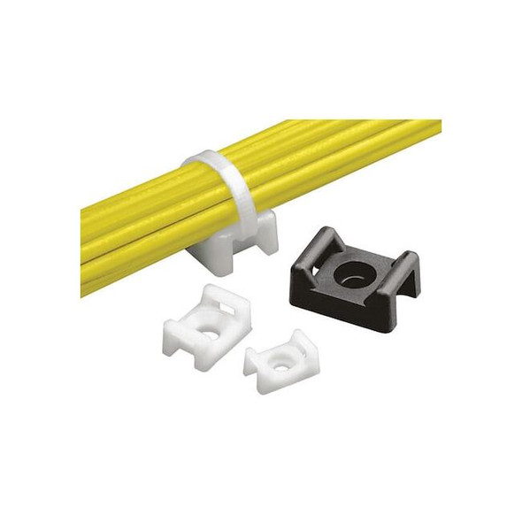 Panduit Tiemnt,.43inw,No 8screw,Wrnyl,Bl,PK100 TM2S8-C0
