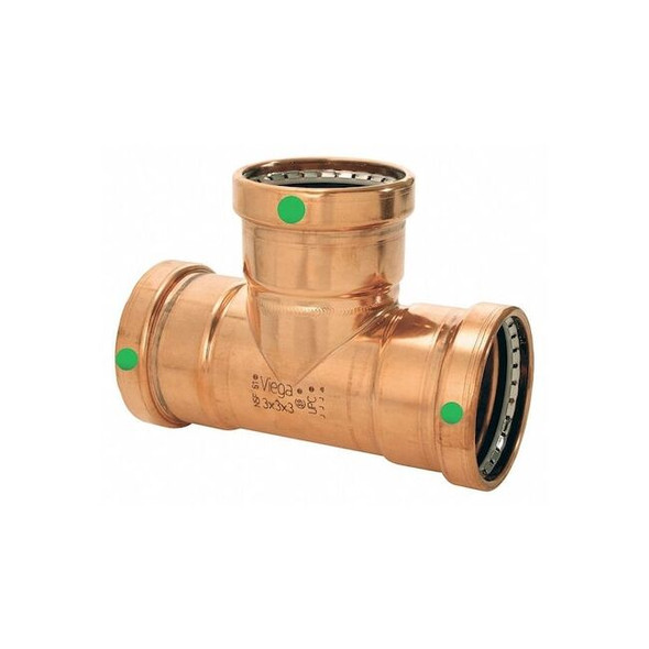 Viega Viega ProPress XL tee, 4" x 4" x 1-1/4" 20795