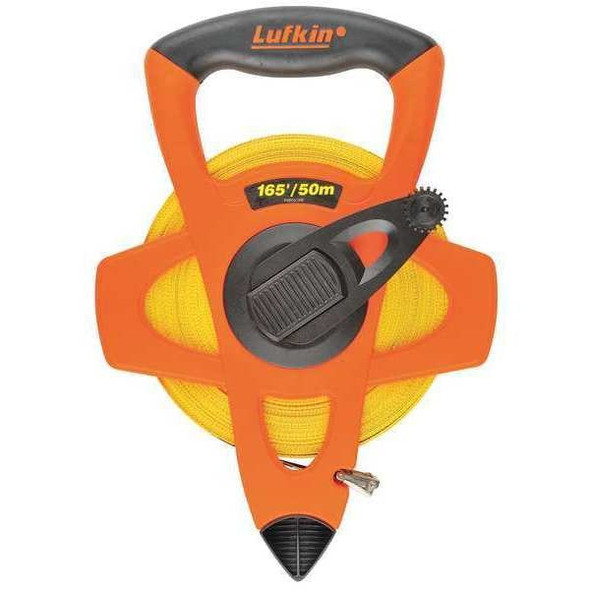 Crescent Lufkin 1/2" x 50m/164' Fiberglass SAE/Metric Dual Sided Tape Measure FM050CME