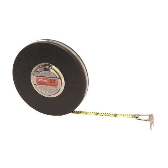 Crescent Lufkin 3/8" x 50' Banner Engineer's Yellow Clad Tape Measure HW223D