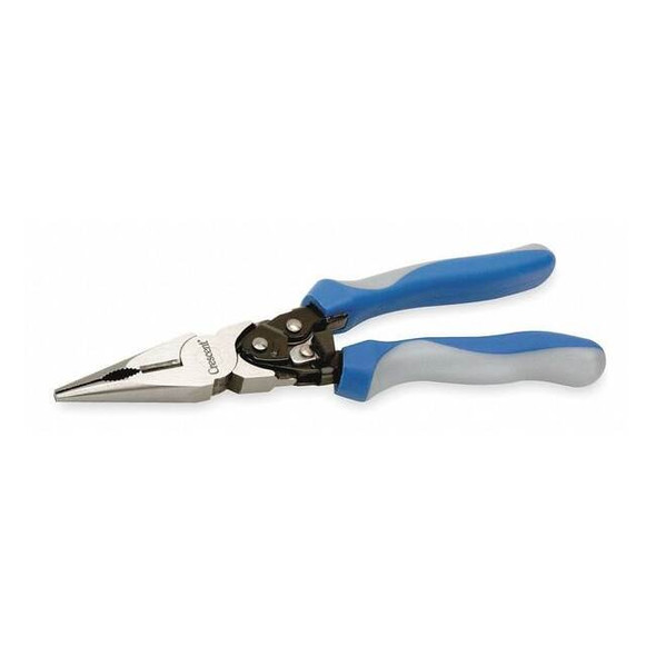 9" Pro Series Dual Material Long Nose Compound Action Cutting Pliers