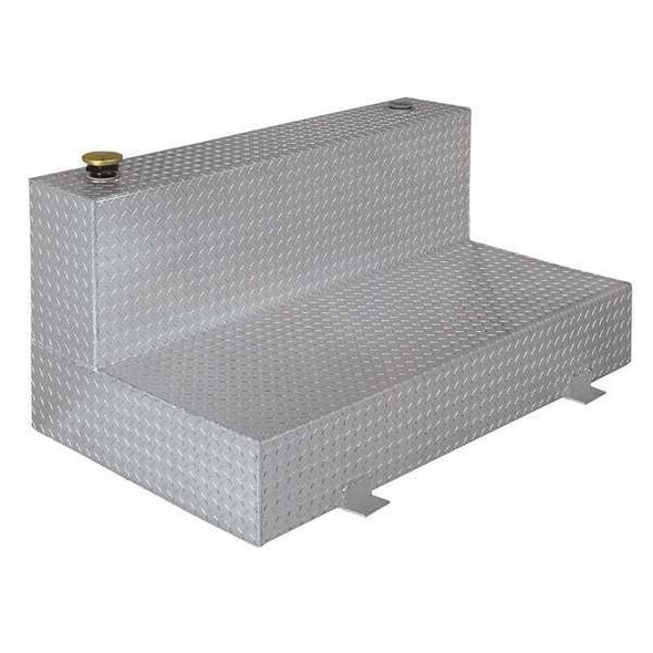 Crescent Jobox 100 Gallon L-Shaped Aluminum Liquid Transfer Tank for Trucks 437000