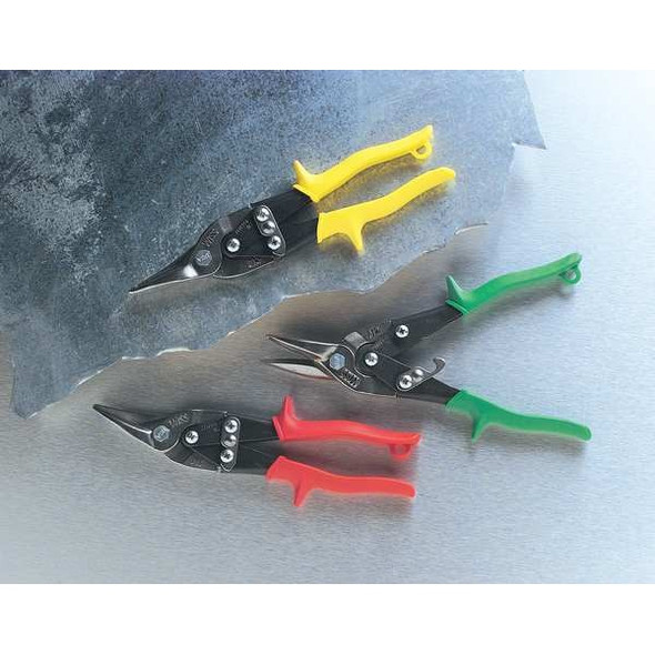 Crescent Wiss 9-3/4" Compound Action Straight and Right Cut Aviation Snips M2R