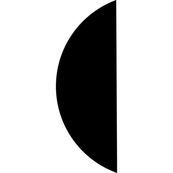 Crescent Nicholson 6" Half Round Double Cut Bastard File - Carded 21881N