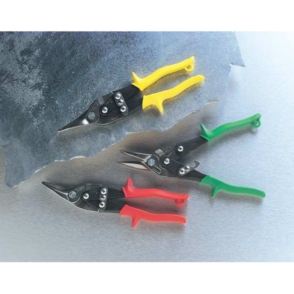 9-3-4 in. x 1-1-2 in. Molybdenum Steel Jaw Left-Right-Straight Aviation Snip  M3R