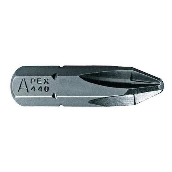Apex Tool Group Torsion Bit,SAE,1/4",Hex,No 2,1",PK250 446-2X-250PK