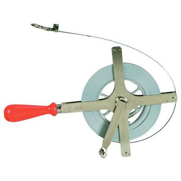 Crescent Lufkin 1/4" x 100' Derrick Chrome Clad Tape Measure C2276DN