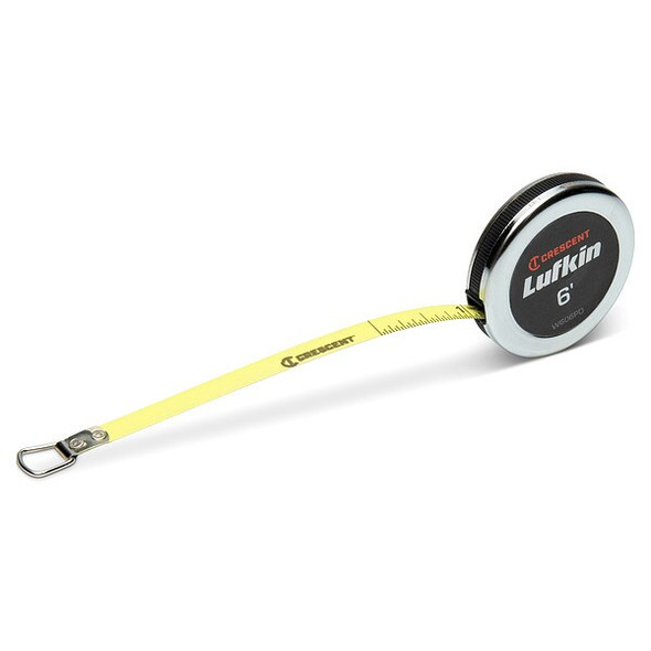Crescent Lufkin 6-ft Executive Diameter Pocket Tape Measure, 1/4" Blade W606PD