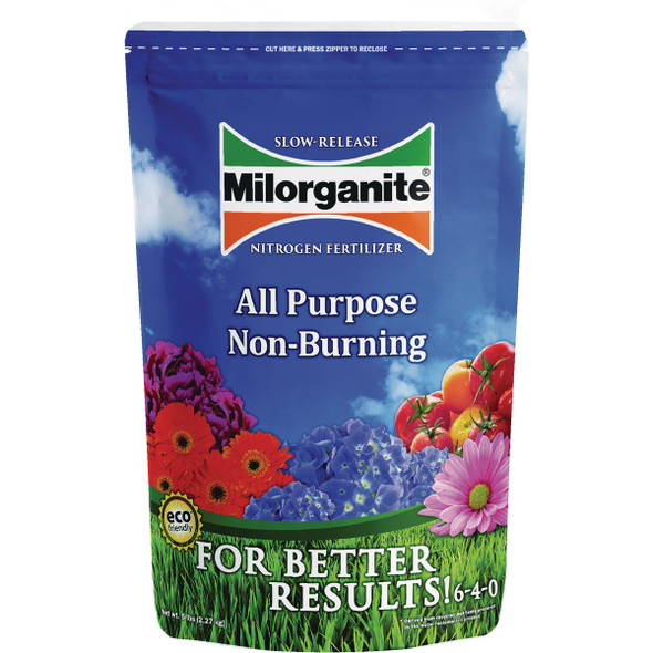 Milorganite 5 Lb. 6-4-0 Slow-Release Nitrogen Lawn Fertilizer 62005 746430