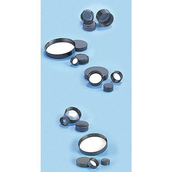 Kimble Chase Cap,20 mm Dia,Black,PK144 75204G-20400 Kimble Chase Cap,20 mm Dia,Black,PK144 75204G-20400