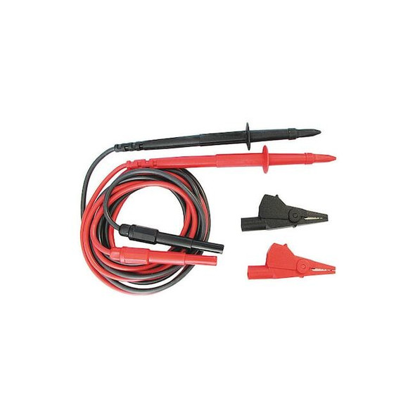 Test Products Intl Rt angle economy test lead set,IEC 1010 TL1000RB