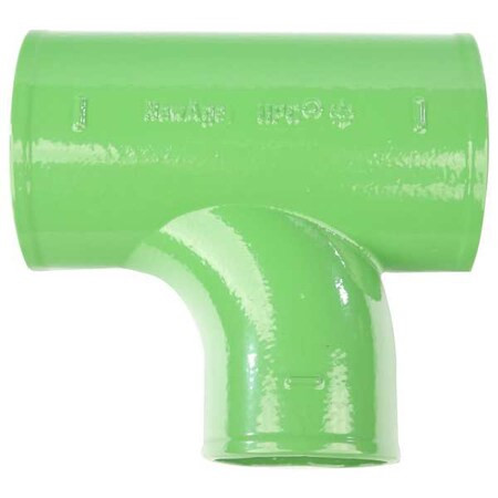 Sanitary Tee Sanitary Tee, 2" Pipe, Female Socket, Cast Iron, 0 psi