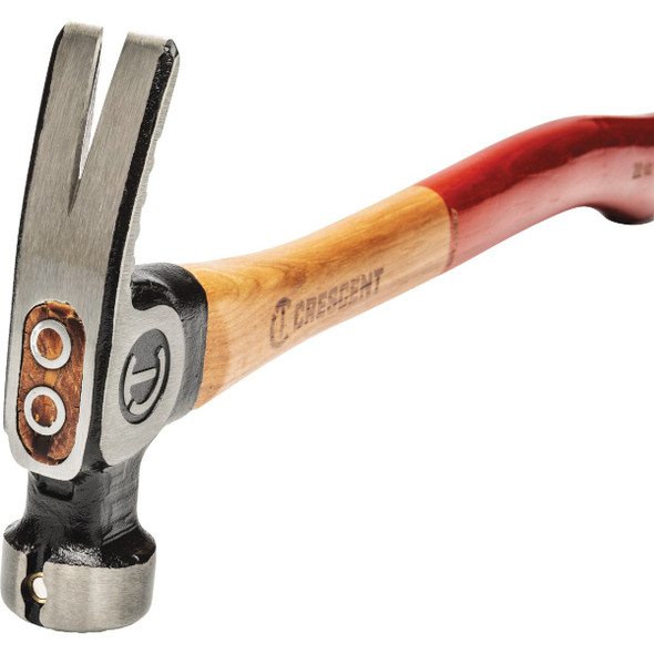 Crescent 22 Oz. Milled-Face Framing Hammer with Hickory Handle