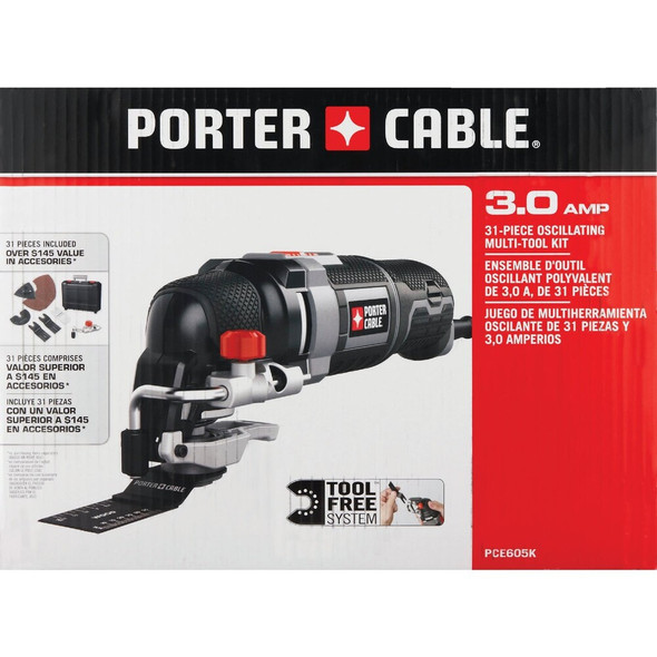 Porter Cable 3-Amp Oscillating Tool Kit PCE606K 364206
