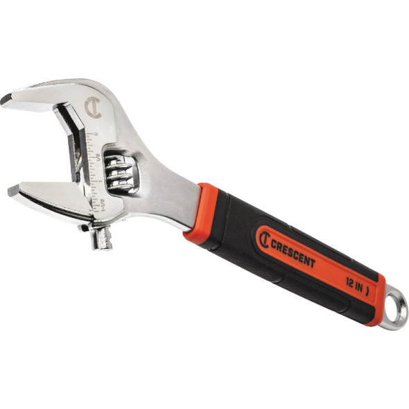 Crescent 12 In. Comfort Grip Adjustable Wrench with Quick-Fit-Jaw AC312CVS 325041