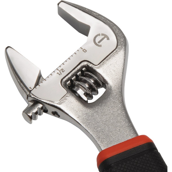 Crescent 6 In. Comfort Grip Adjustable Wrench with Quick-Fit-Jaw