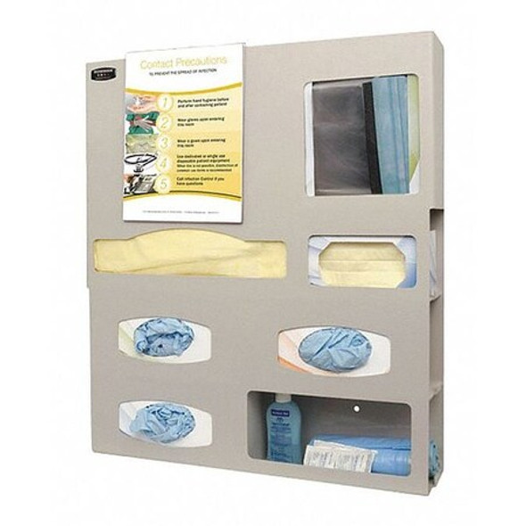 Bowman Dispensers Protection System,7 Compartments,Beige BD601-0012