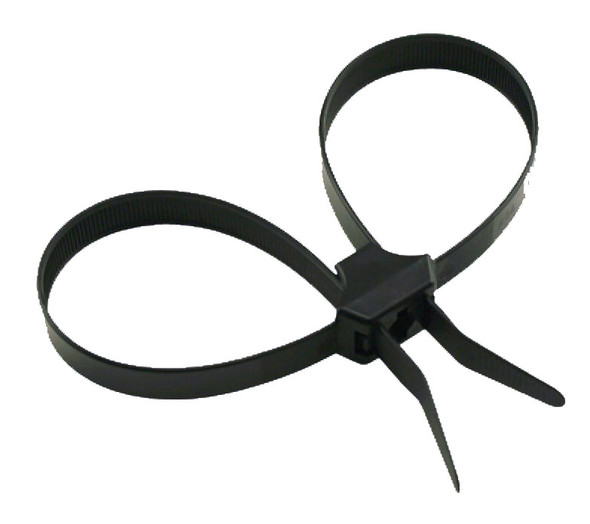 ACT Dual Loop Cable Ties, 19" (AL-19-150-DL-IT-30-L)