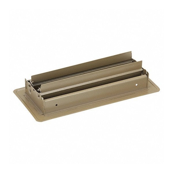 Manufacturer Varies Floor Register,4x10",Brown 4JRR4 Manufacturer Varies Floor Register,4x10",Brown 4JRR4