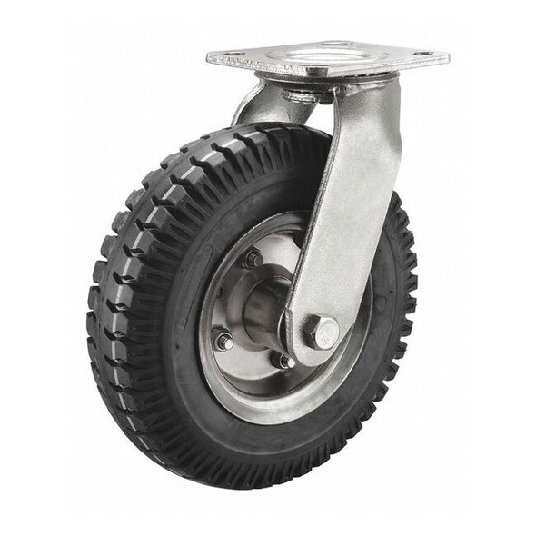 Manufacturer Varies Swivel Pneumatic Cstr,10in,350 lb,Silver P21S-P100WK-14