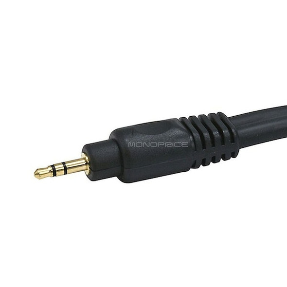 Monoprice A/V Cable, 3.5mm M/F Ext Cble,Blk,15ft 5589 Monoprice A/V Cable, 3.5mm M/F Ext Cble,Blk,15ft 5589