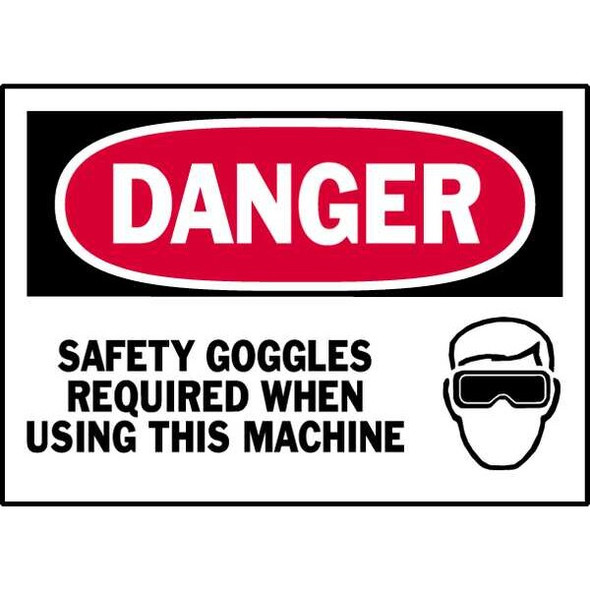 Brady Danger Label,Instruction,5 In. W,PK5, 86147 86147