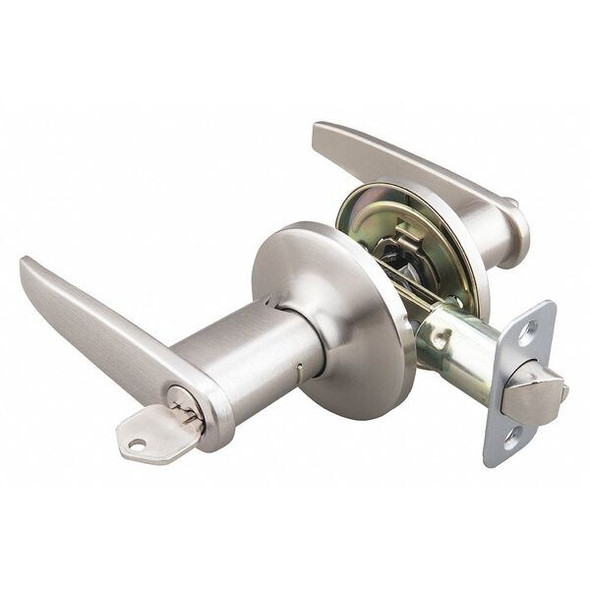 Ez-Flo Eastman Door Lever Lockset, Mechanical, Entrance 57850