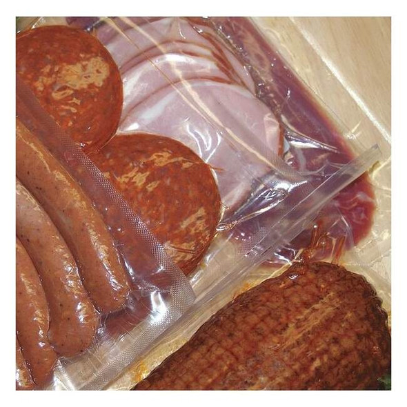 Vacuum Sealer Bags, 8" x 4", 3 mil, Clear, Heat Seal, 1000 PK