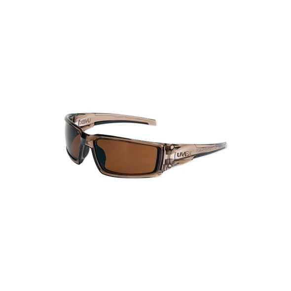 Hypershock™ Safety Eyewear, Espresso Polarized Polycarbonate Lens, Hardcoat, Smoke Brown Polycarbonate Frame