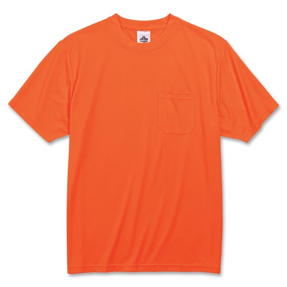 Ergodyne T-Shirt,SS,Non-Certified,HV,Orange,3X 8089 Ergodyne T-Shirt,SS,Non-Certified,HV,Orange,3X 8089