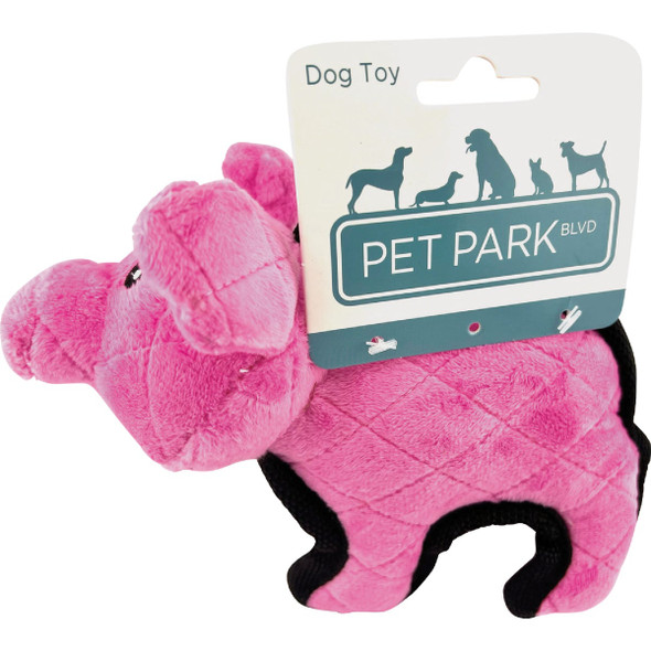 Boss Pet Pet Park Blvd Tuffimals Small Pig Dog Toy