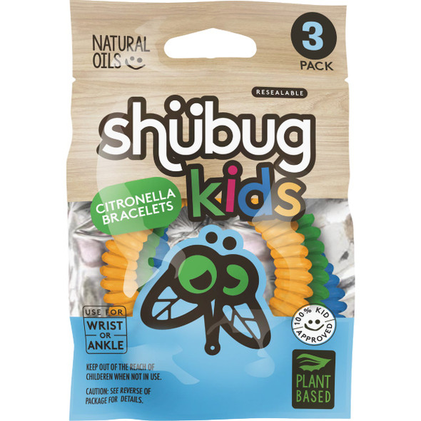 Shubug Kids Coil Bracelets Insect Repellent (3-Pack) 209KC3PK1