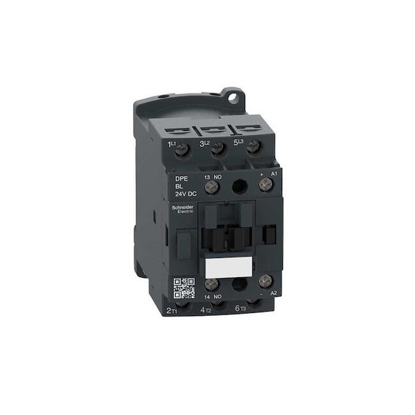 IEC Magnetic Contactor, 1NO, 24V DC, 3 P, Non-Reversing, Screw Clamp