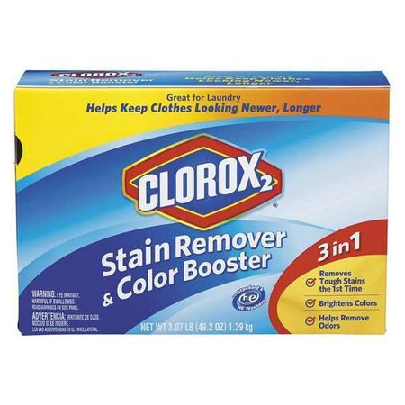 Clorox Stain Remover, Box, 49.2 oz, Original, 4 PK 03098