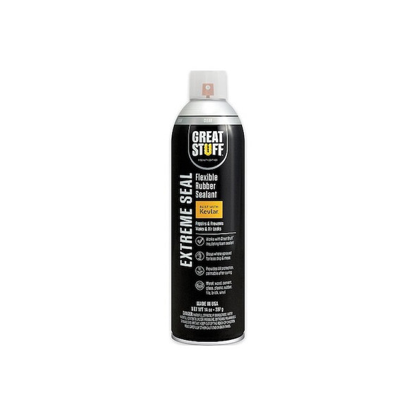 Great Stuff Leak Sealer,Rubber,Clear,Spray GSEC14101